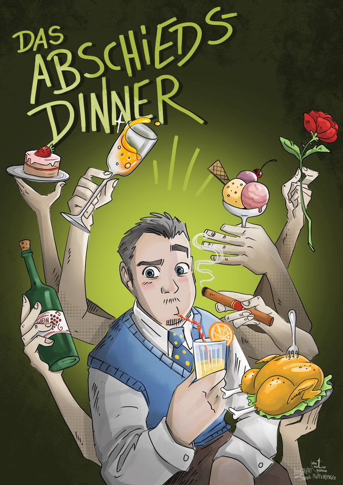 Auf dem Bild das Plakat mit der Werbung f&uuml;r das Theaterst&uuml;ck