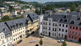 Luftaufnahme Kirchberg Rathaus