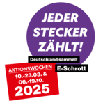 Logo der Aktionswochen "Jeder stecker zählt" 2025