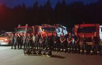 Kameraden der Feuerwehr starten in die Sächsische Schweiz