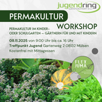 Plakat mit Foto und Text zum Workshop