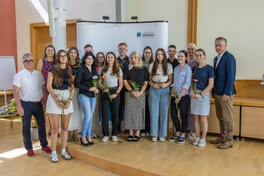 Die Auszubildenden und Studierenden wurden im Verwaltungszentrum Werdau willkommen geheißen.